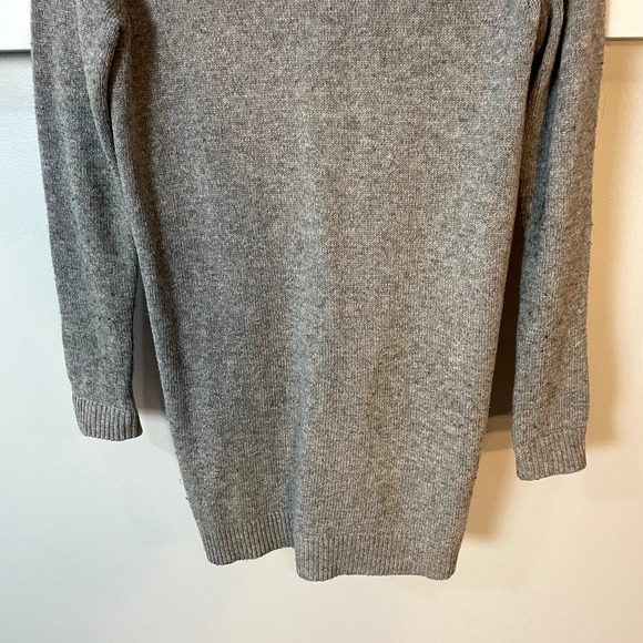 Tory Burch Wool & Cashmere Blend V-Neck Cardigan Sweater in Gray Size XXS - Picture 13 of 13